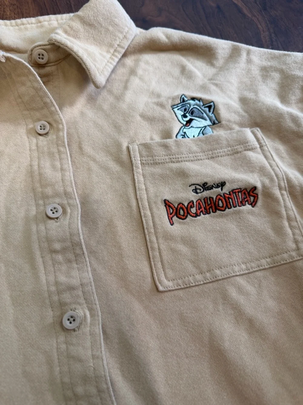 Disney Parks Pocahontas Long Sleeve Button Down Shirt - Picture 2 of 10